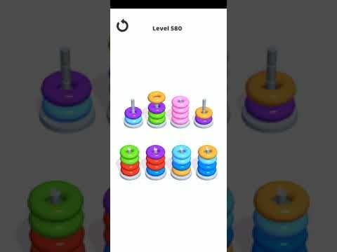 Video guide by Go Answer: Hoop Stack Level 580 #hoopstack