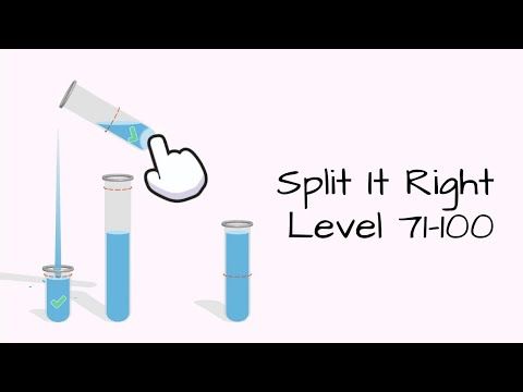 Video guide by Bigundes World: Split it Right Level 71-100 #splititright