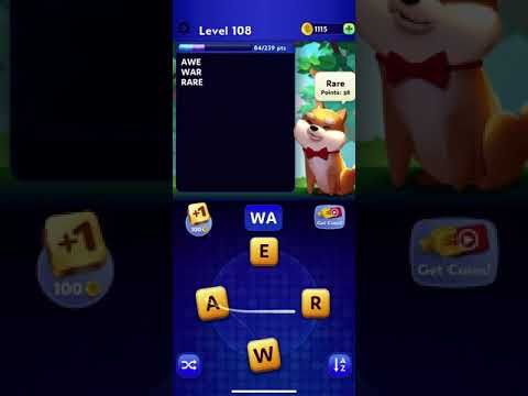 Video guide by RebelYelliex: Word Show Level 108 #wordshow