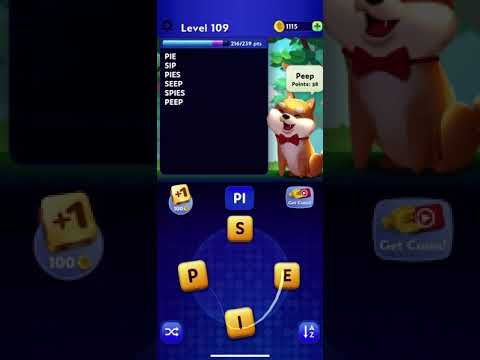 Video guide by RebelYelliex: Word Show Level 109 #wordshow