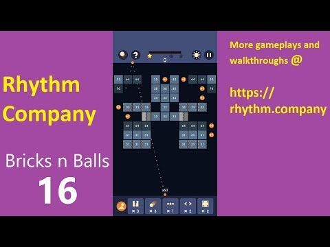 Video guide by Rhythm Company: Bricks n Balls Level 16 #bricksnballs