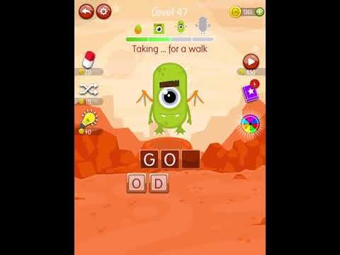 Video guide by Scary Talking Head: Word Monsters Level 47 #wordmonsters