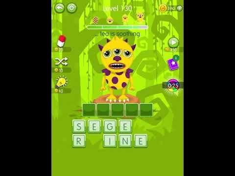 Video guide by Scary Talking Head: Word Monsters Level 130 #wordmonsters