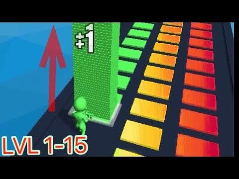 Video guide by Banion: Stack Colors! Level 1-15 #stackcolors