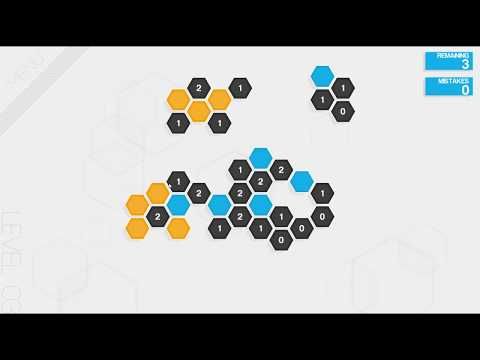Video guide by keyboardandmug: Hexcells Level 1-3 #hexcells