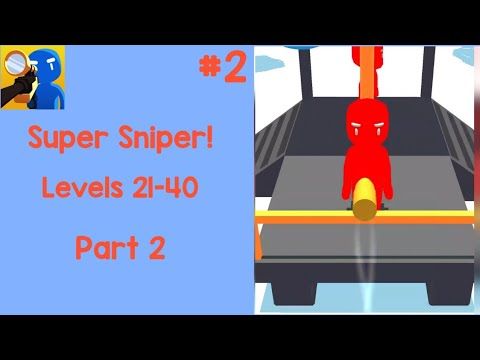 Video guide by Gamer Gone Portable: Super Sniper! Level 21-40 #supersniper