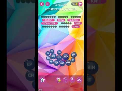 Video guide by ETPC EPIC TIME PASS CHANNEL: Word Pearls Level 345 #wordpearls