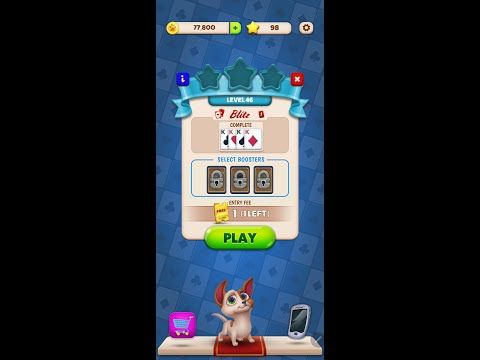 Video guide by Android Games: Solitaire Pets Adventure Level 46 #solitairepetsadventure