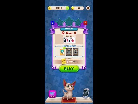 Video guide by Android Games: Solitaire Pets Adventure Level 45 #solitairepetsadventure