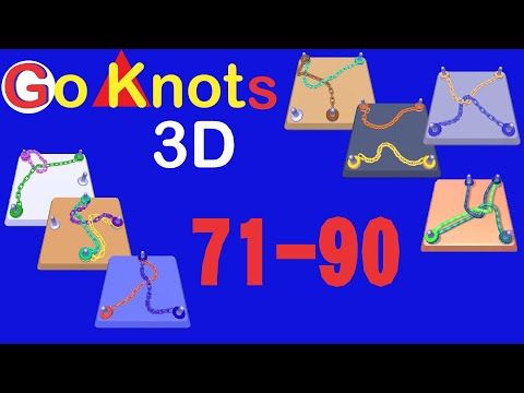 Video guide by Cat Shabo: Go Knots 3D Level 71-90 #goknots3d
