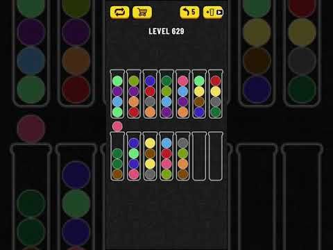Video guide by Mobile games: Ball Sort Puzzle Level 629 #ballsortpuzzle