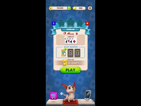 Video guide by Android Games: Solitaire Pets Adventure Level 48 #solitairepetsadventure