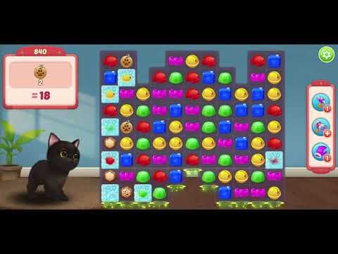 Video guide by Leo Mercury Games: Kitten Match Level 840 #kittenmatch