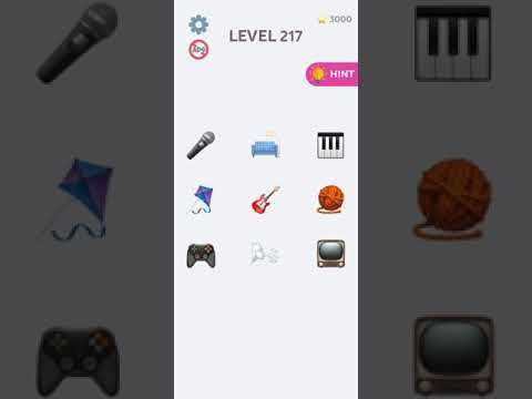 Video guide by Gaming 99: Emoji Puzzle! Level 217 #emojipuzzle