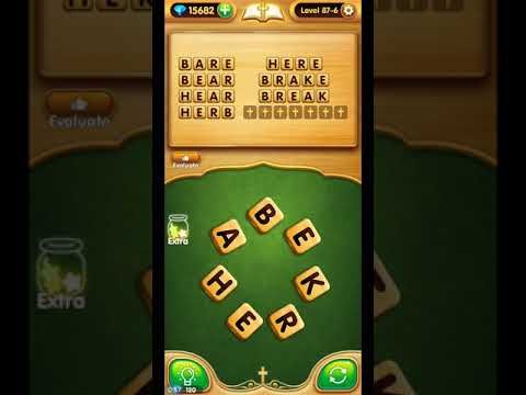 Video guide by ETPC EPIC TIME PASS CHANNEL: Bible Word Puzzle Chapter 87 - Level 6 #biblewordpuzzle