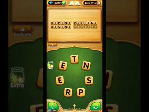 Video guide by ETPC EPIC TIME PASS CHANNEL: Bible Word Puzzle Chapter 97 - Level 6 #biblewordpuzzle