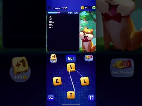 Video guide by RebelYelliex: Word Show Level 105 #wordshow