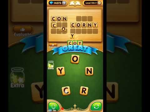 Video guide by ETPC EPIC TIME PASS CHANNEL: Bible Word Puzzle Chapter 103 - Level 7 #biblewordpuzzle