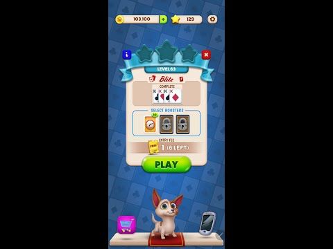 Video guide by Android Games: Solitaire Pets Adventure Level 63 #solitairepetsadventure