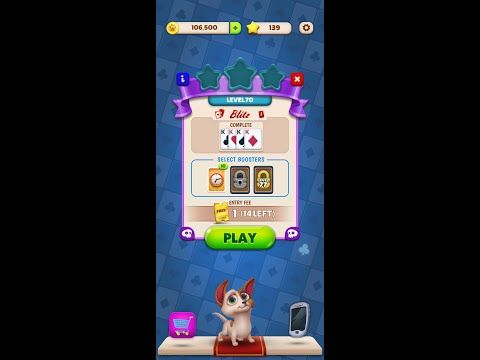 Video guide by Android Games: Solitaire Pets Adventure Level 70 #solitairepetsadventure