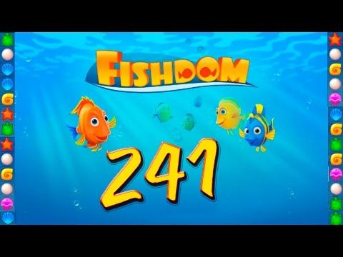 Video guide by GoldCatGame: Fishdom: Deep Dive Level 241 #fishdomdeepdive