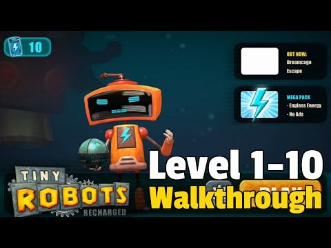 Video guide by TheGameAnswers: Tiny Robots Recharged Level 1-10 #tinyrobotsrecharged