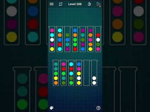 Video guide by Mobile games: Ball Sort Puzzle Level 288 #ballsortpuzzle