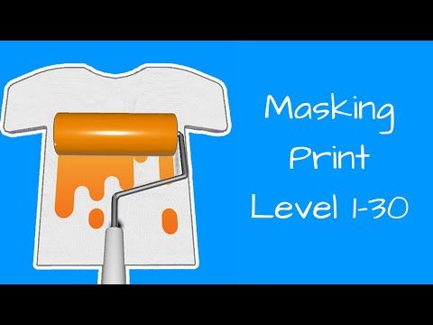 Video guide by Bigundes World: Masking Print Level 1-30 #maskingprint