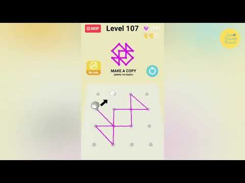 Video guide by Ara Trendy Games: Line Paint! Level 107 #linepaint