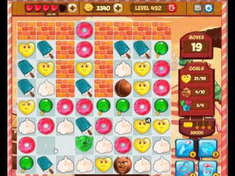 Video guide by Gamopolis: Candy Valley Level 492 #candyvalley