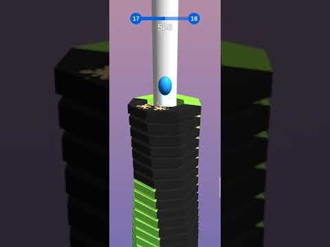 Video guide by apple gamer: Happy Stack Ball Level 17 #happystackball
