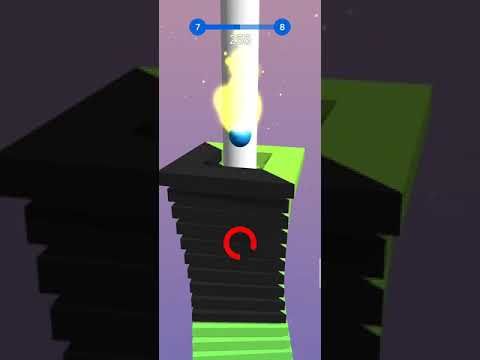 Video guide by apple gamer: Happy Stack Ball Level 7 #happystackball
