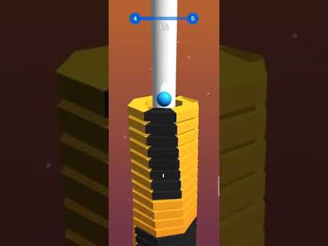Video guide by apple gamer: Happy Stack Ball Level 4 #happystackball