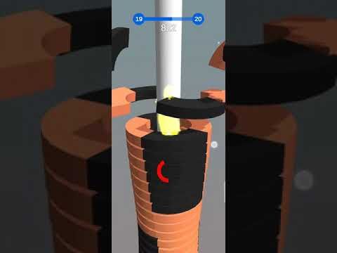 Video guide by apple gamer: Happy Stack Ball Level 19 #happystackball