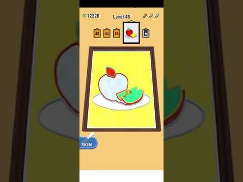 Video guide by AR Android Puzzle Gaming: Paint Dropper Level 46 #paintdropper