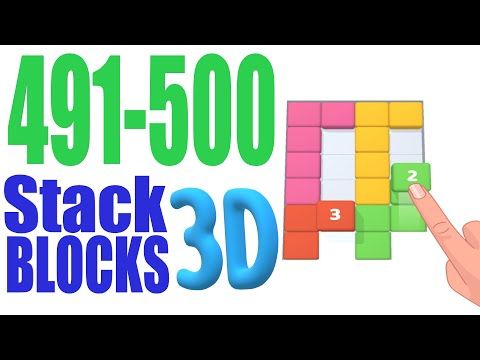 Video guide by Cat Shabo: Stack Blocks 3D Level 491 #stackblocks3d