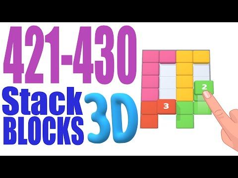 Video guide by Cat Shabo: Stack Blocks 3D Level 421 #stackblocks3d