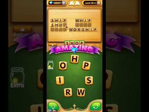 Video guide by ETPC EPIC TIME PASS CHANNEL: Bible Word Puzzle Chapter 82 - Level 6 #biblewordpuzzle