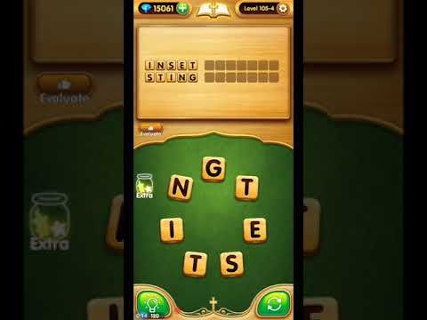 Video guide by ETPC EPIC TIME PASS CHANNEL: Bible Word Puzzle Chapter 105 - Level 4 #biblewordpuzzle