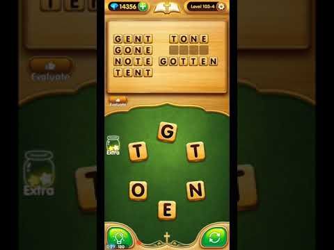 Video guide by ETPC EPIC TIME PASS CHANNEL: Bible Word Puzzle Chapter 103 - Level 4 #biblewordpuzzle