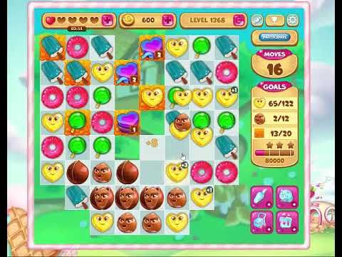 Video guide by Gamopolis: Candy Valley Level 1368 #candyvalley