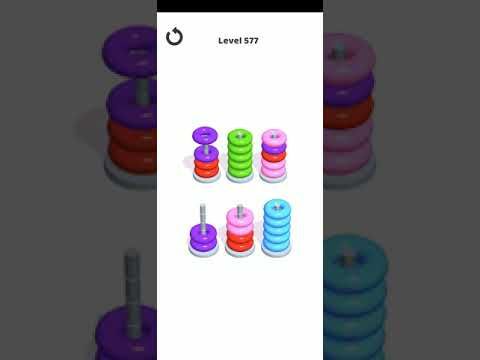 Video guide by Go Answer: Hoop Stack Level 577 #hoopstack