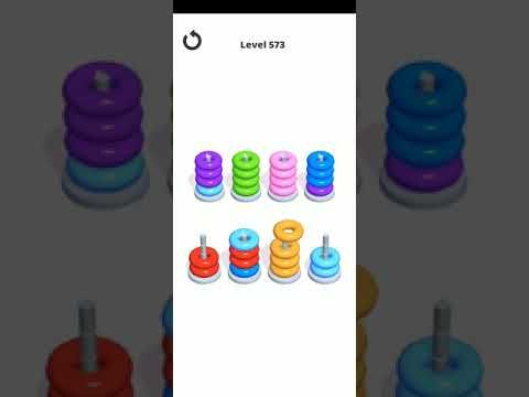 Video guide by Go Answer: Hoop Stack Level 573 #hoopstack