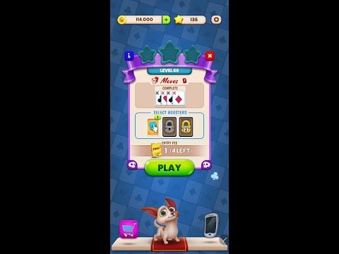 Video guide by Android Games: Solitaire Pets Adventure Level 66 #solitairepetsadventure