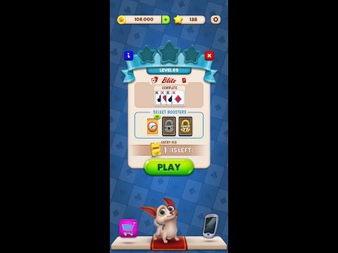 Video guide by Android Games: Solitaire Pets Adventure Level 69 #solitairepetsadventure