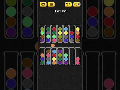 Video guide by Mobile games: Ball Sort Puzzle Level 753 #ballsortpuzzle