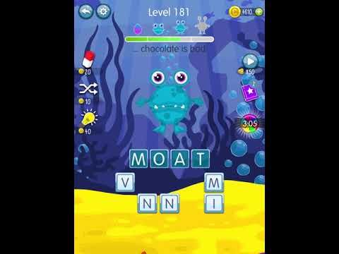 Video guide by Scary Talking Head: Word Monsters Level 181 #wordmonsters