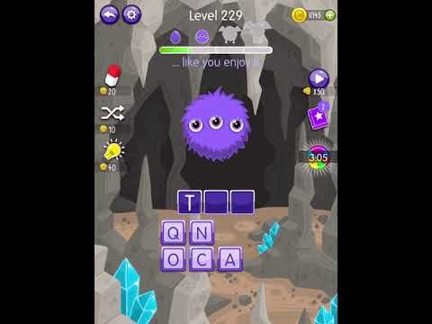 Video guide by Scary Talking Head: Word Monsters Level 229 #wordmonsters
