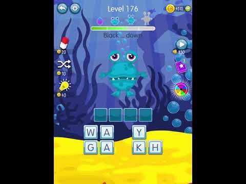 Video guide by Scary Talking Head: Word Monsters Level 176 #wordmonsters