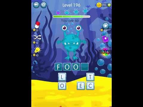 Video guide by Scary Talking Head: Word Monsters Level 196 #wordmonsters
